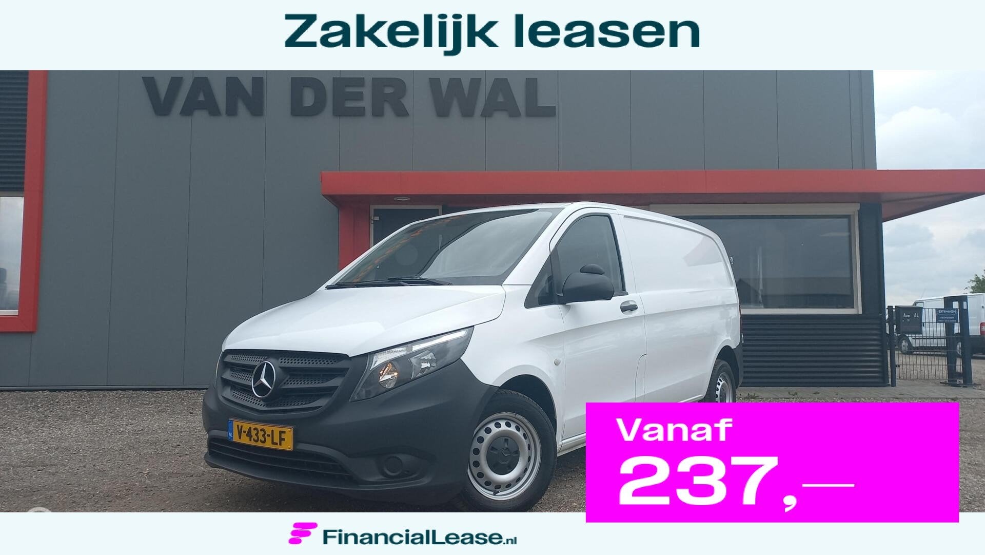Mercedes Vito Bestel 114 CDI/CLIMATECONTROL/CRUISECONTROL, Automaat, 136 pk, Euro 6, 4 cilinders