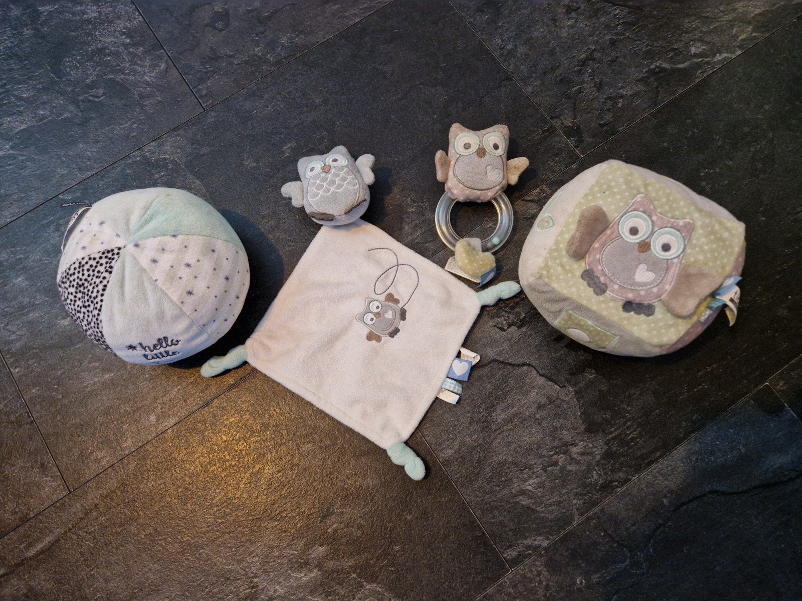 Te amo box spulletjes., Kinderen en Baby's, Speelgoed | Babyspeelgoed, Ophalen, Zo goed als nieuw, Mobiel, Met geluid