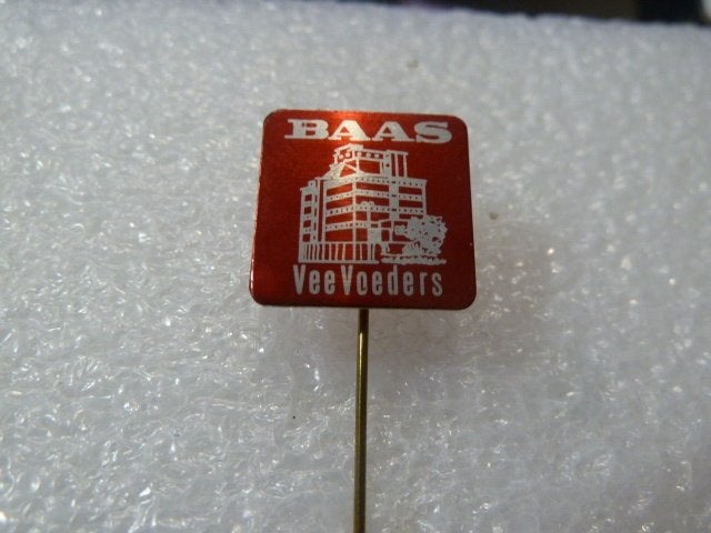 Vintage BAAS VeeVoeders Speldje/Pin, Verzamelen, Ophalen of Verzenden, Gebruikt, Merk, Speldje of Pin