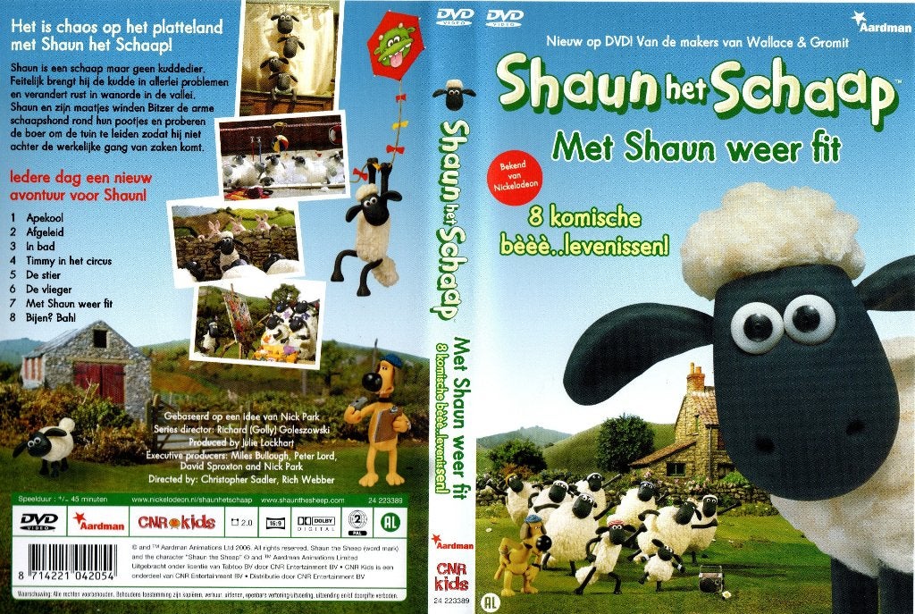 Shaun het schaap, met Schaun weer fit, Alle leeftijden, Ophalen of Verzenden, Zo goed als nieuw