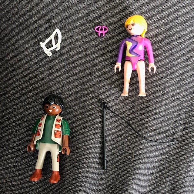 Playmobil 5229 Acrobate te paard met trainer incompleet, Ophalen of Verzenden