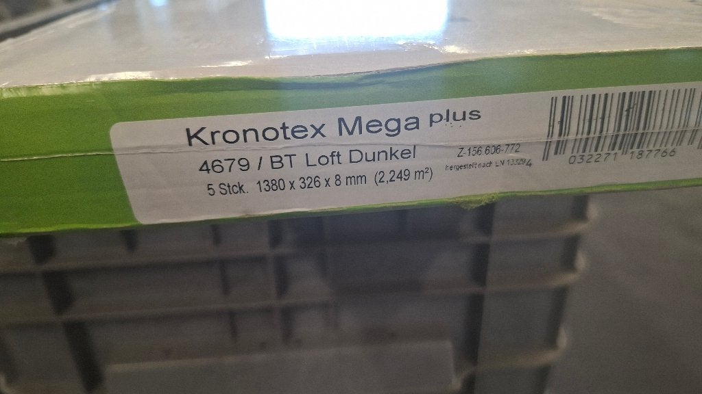 Mooie click laminaat vloer Kronotex Mega Plus 2,249 m2, Ophalen, ., ., Zo goed als nieuw