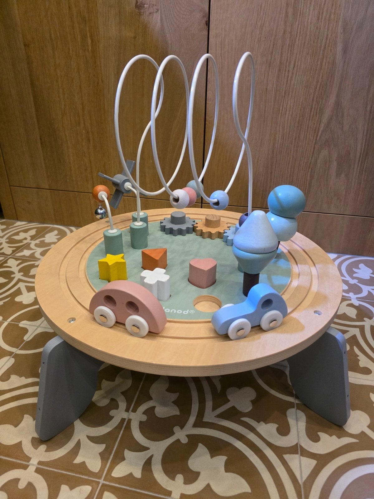 Janod Sweet Cocoon speeltafel hout, Kinderen en Baby's, Speelgoed | Houten speelgoed, Ophalen, Gebruikt