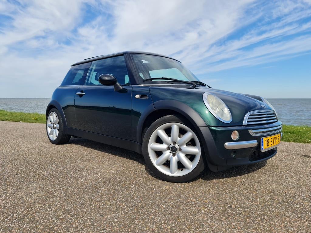 Mini 1.6 16V Cooper 2003 Groen, Auto's, Mini, Particulier, Cooper, ABS, Airbags, Airconditioning, Automatische klimaatregeling