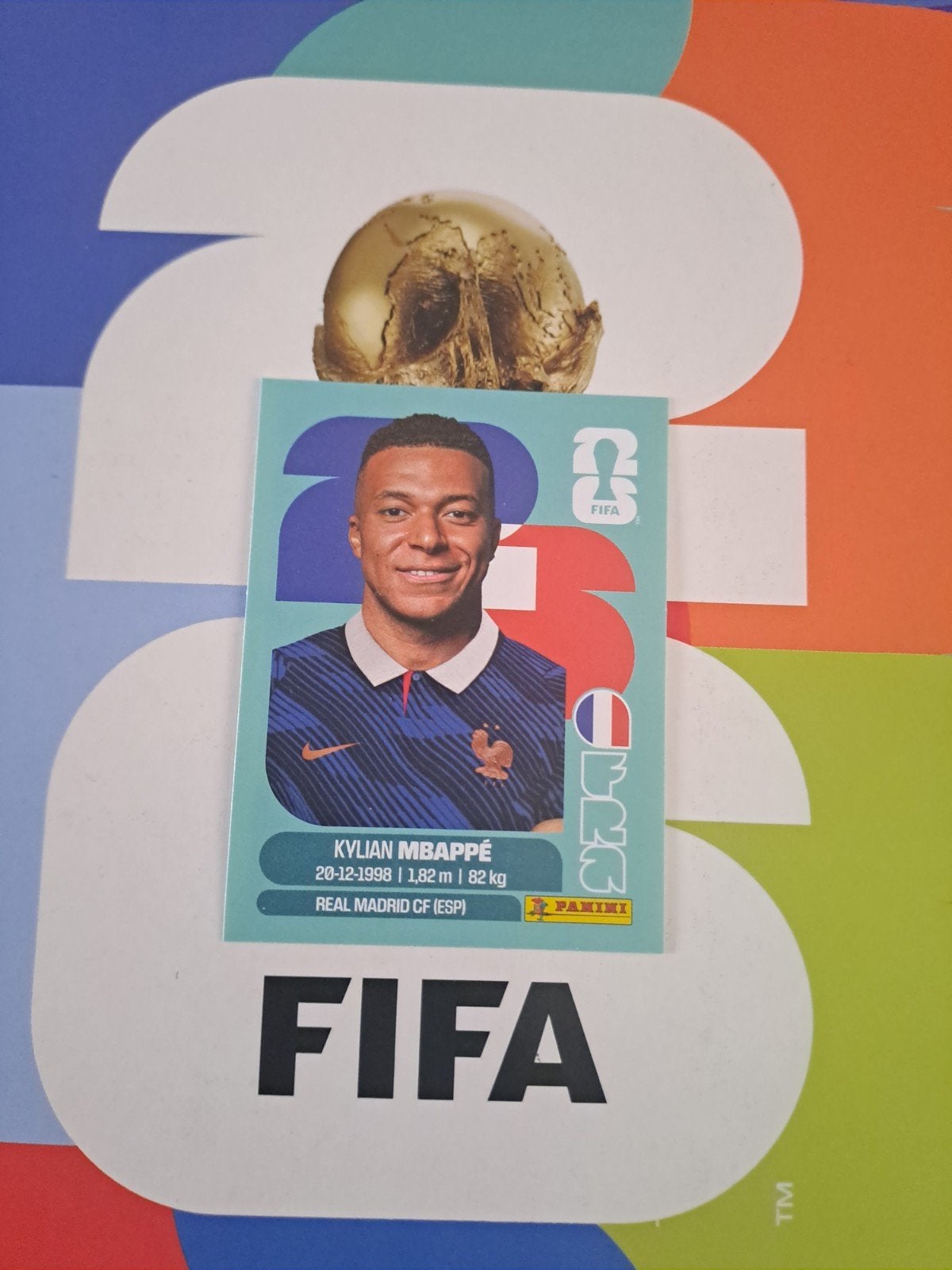 WK2026 Panini- Kylian Mbappé, Ophalen of Verzenden, Nieuw, Plaatje