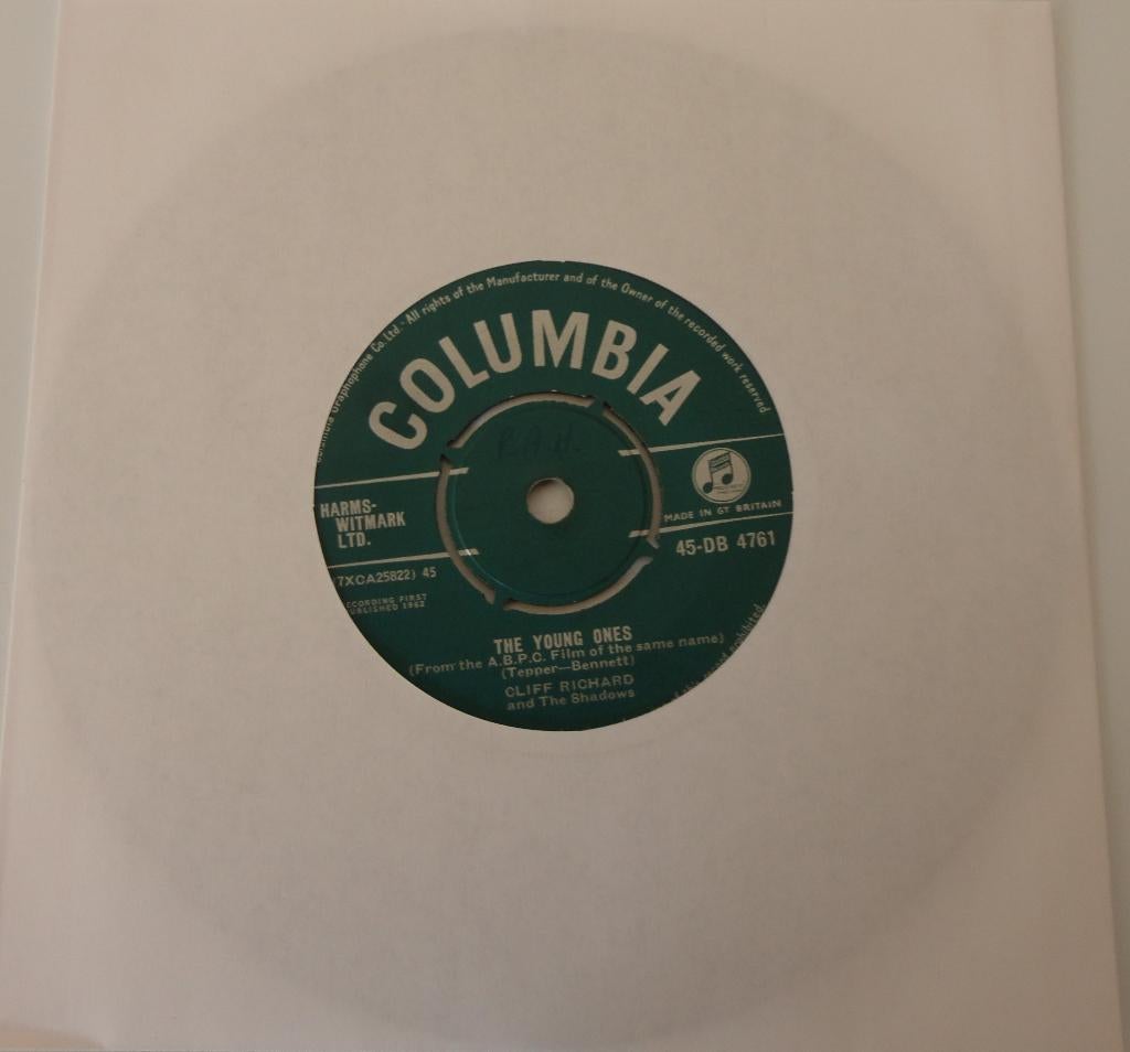 Cliff Richard > The Young Ones, Gebruikt, 7 inch, Single, Ophalen of Verzenden