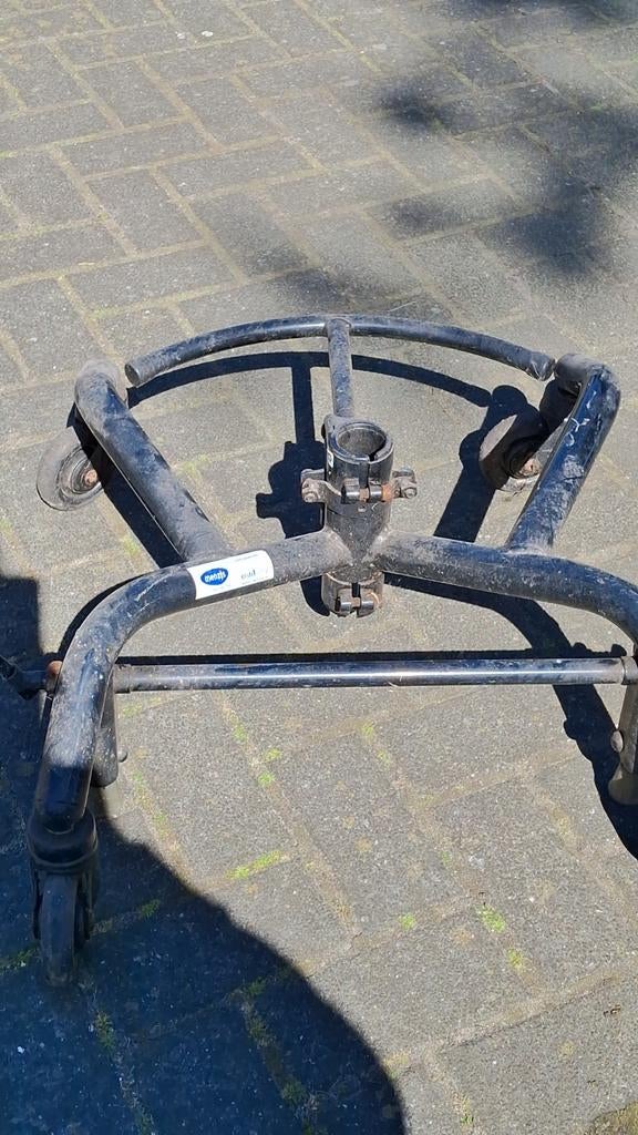 Verrijdbare parasolvoet met rem, gebruikt, Tuin en Terras, Parasols, Ophalen of Verzenden, Gebruikt, Parasolvoet