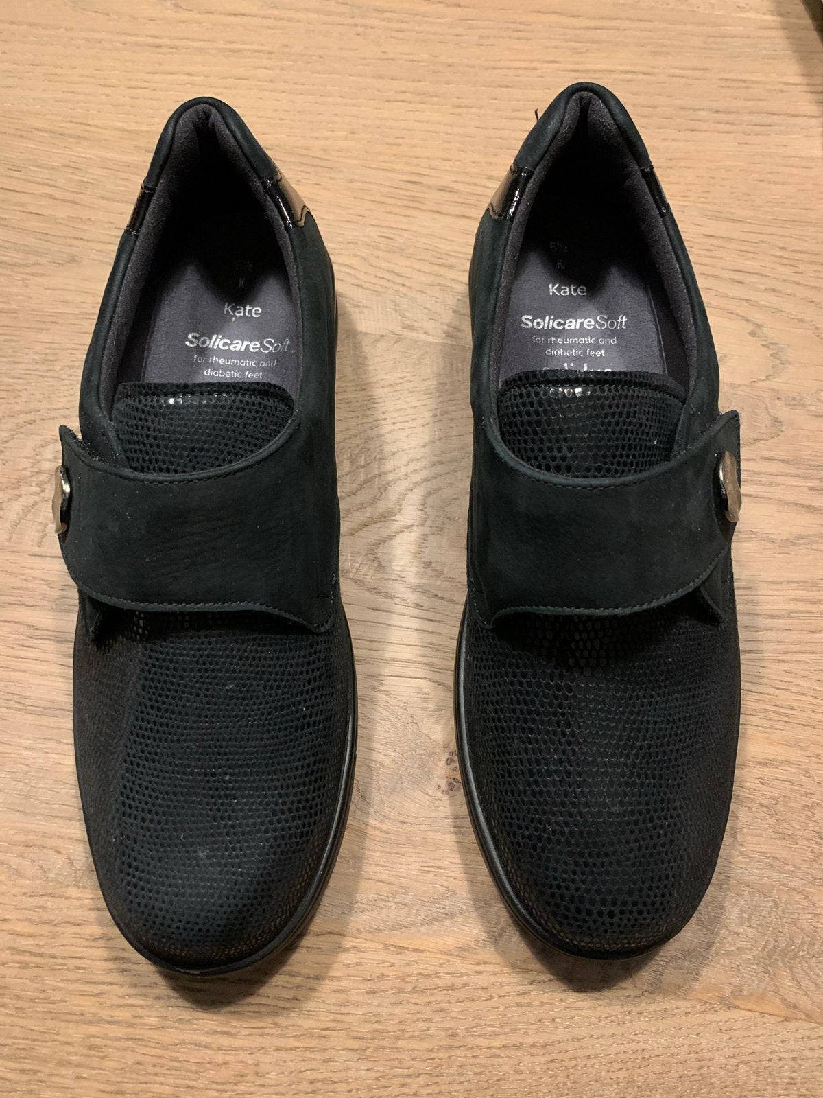 Solidus SolsicareSoft schoenen, Zwart, Nieuw, Ophalen of Verzenden, Sneakers of Gympen