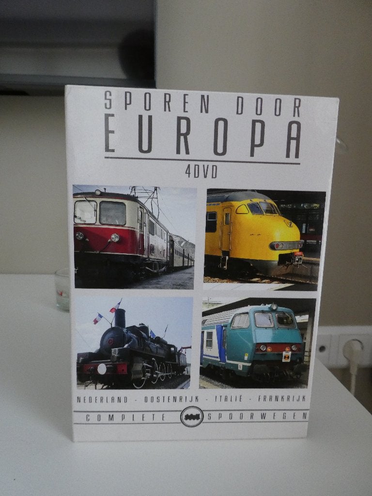 DVD box van 4 stuks    sporen door Europa, Verzamelbox, Alle leeftijden, Ophalen of Verzenden, Zo goed als nieuw