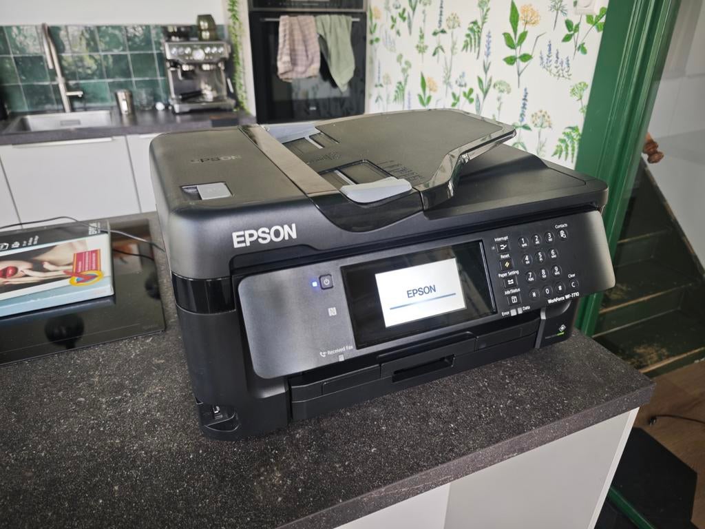 Epson WF-7710 A3 all-in-one printer + A3 papier, Ophalen, Gebruikt, All-in-one, Draadloos