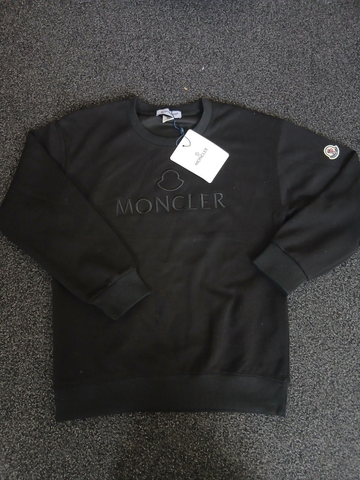 Moncler Trui Zwart - Nieuw met labels, Moncler, Maat 48/50 (M), Zwart, Nieuw