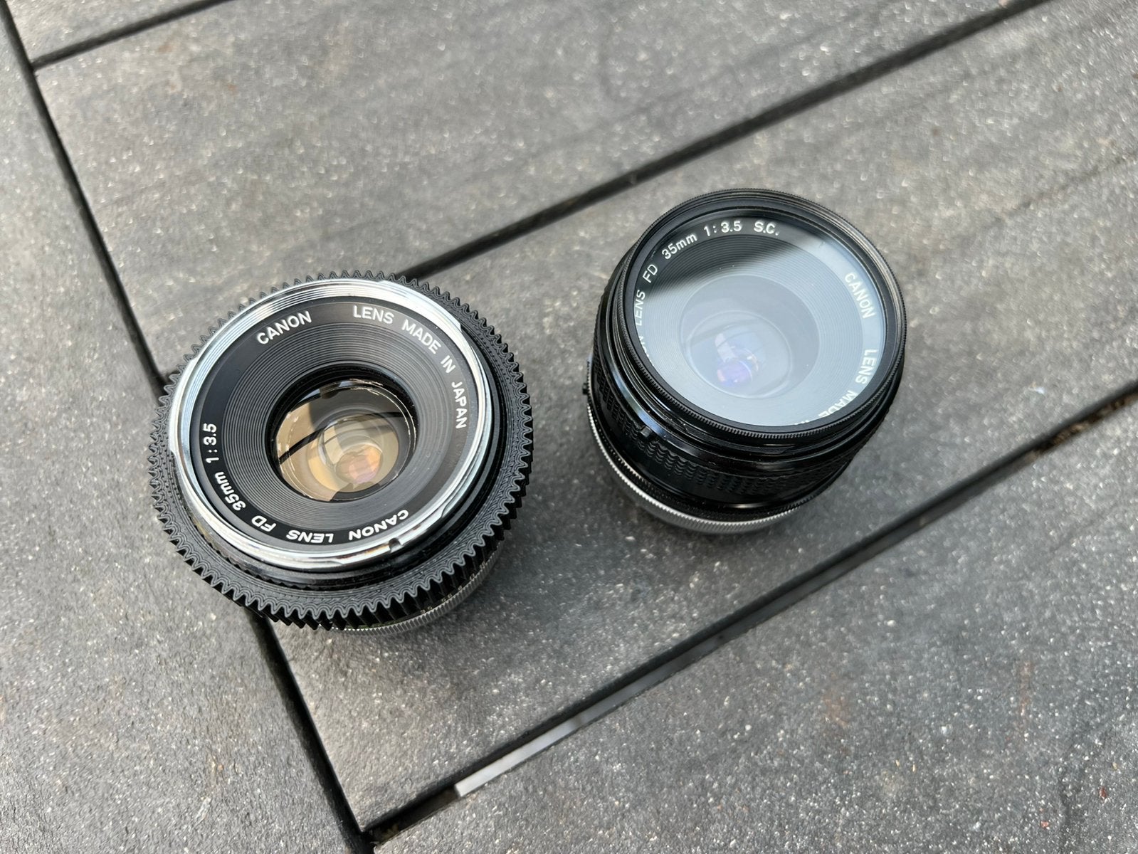 Canon FD lenzen | 35mm en 35-70mm, Audio, Tv en Foto, Fotografie | Lenzen en Objectieven, Verzenden, Zo goed als nieuw, Standaardlens