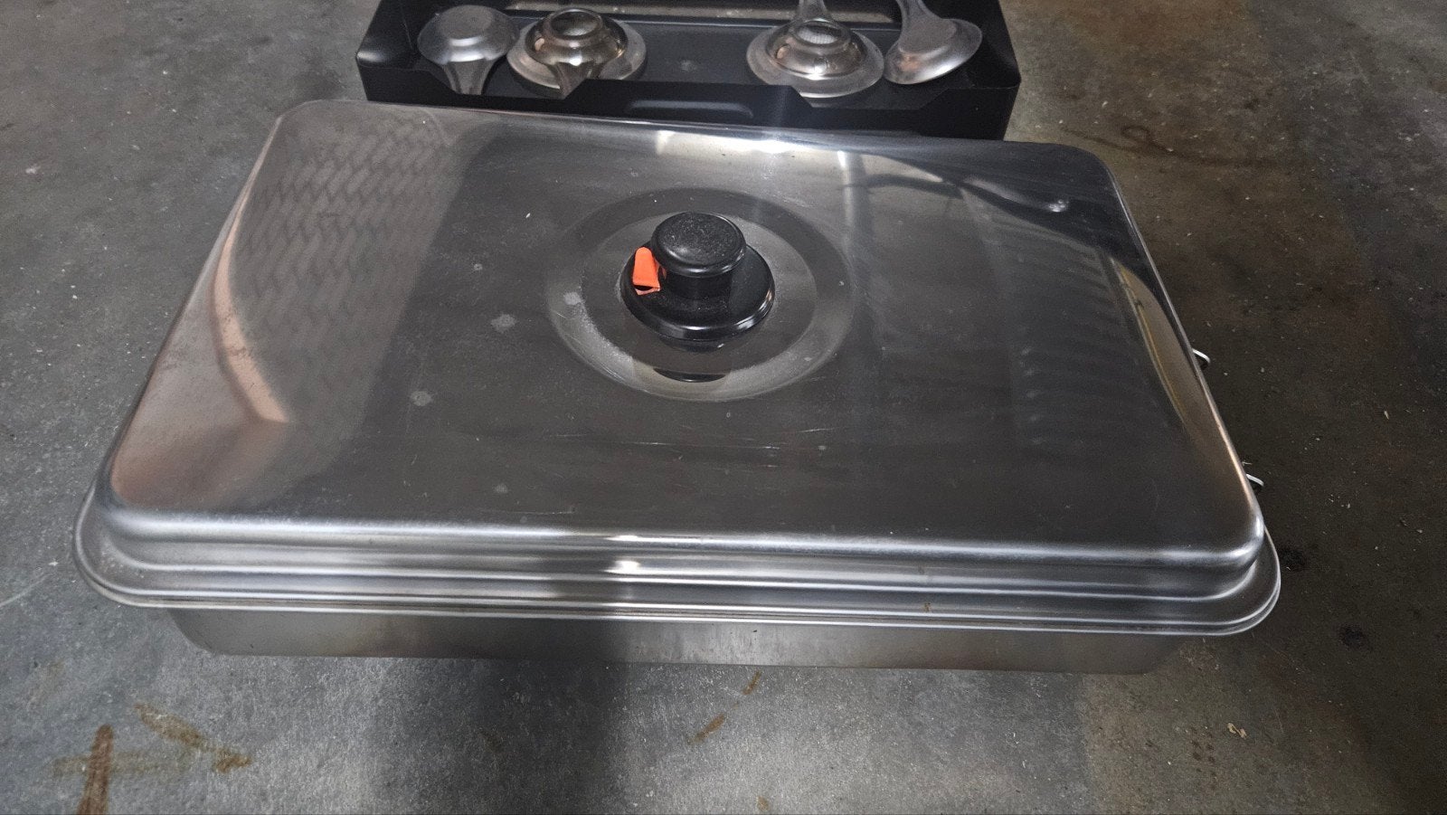 Rookoven met brander en accessoires, Ophalen of Verzenden, Gebruikt, Onbekend