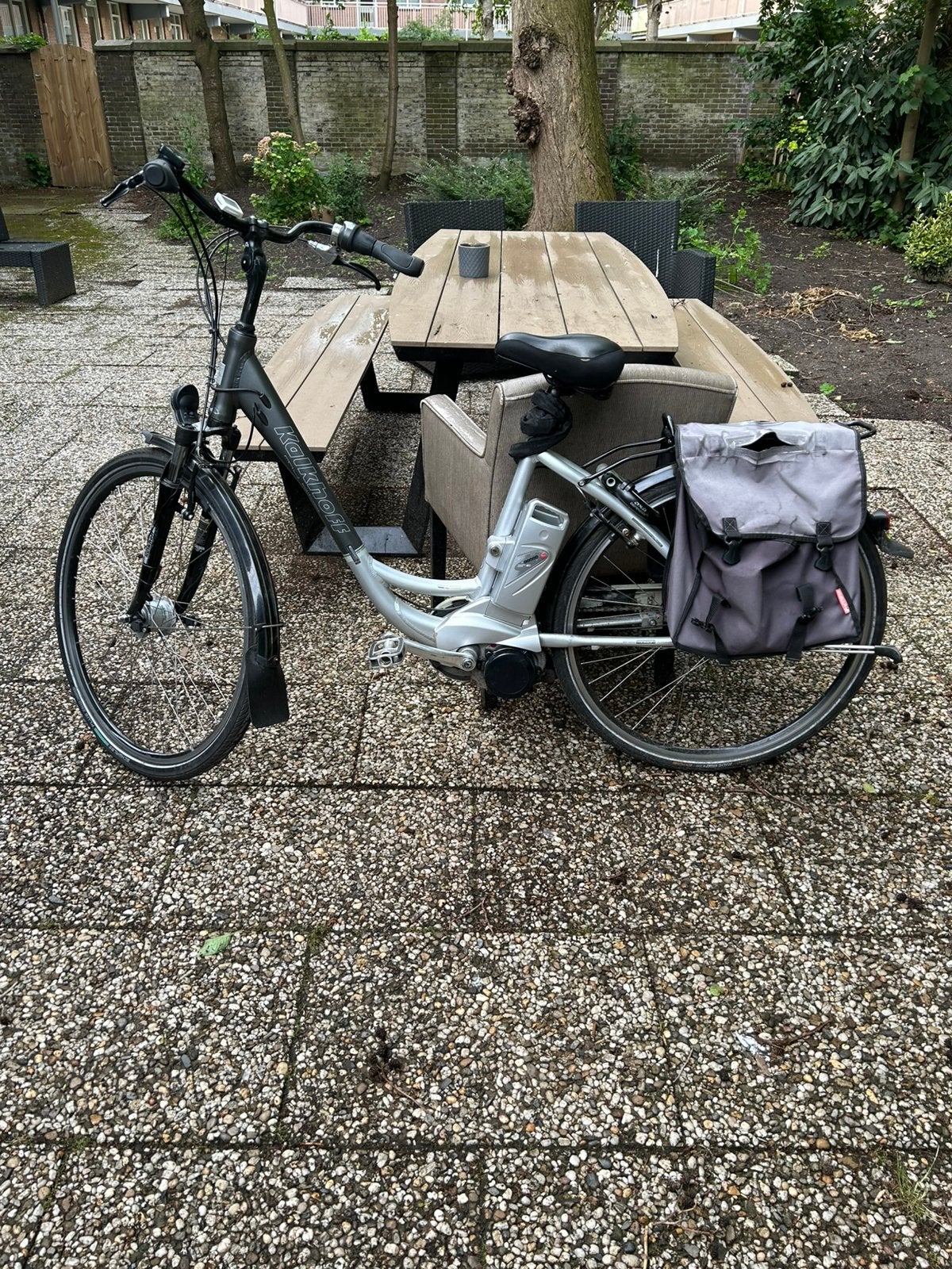 Mooie Kalkhoff fiets, nieuwe accu, en alles werkt., Ophalen of Verzenden, Nieuw, 50 km per accu of meer, Overige merken