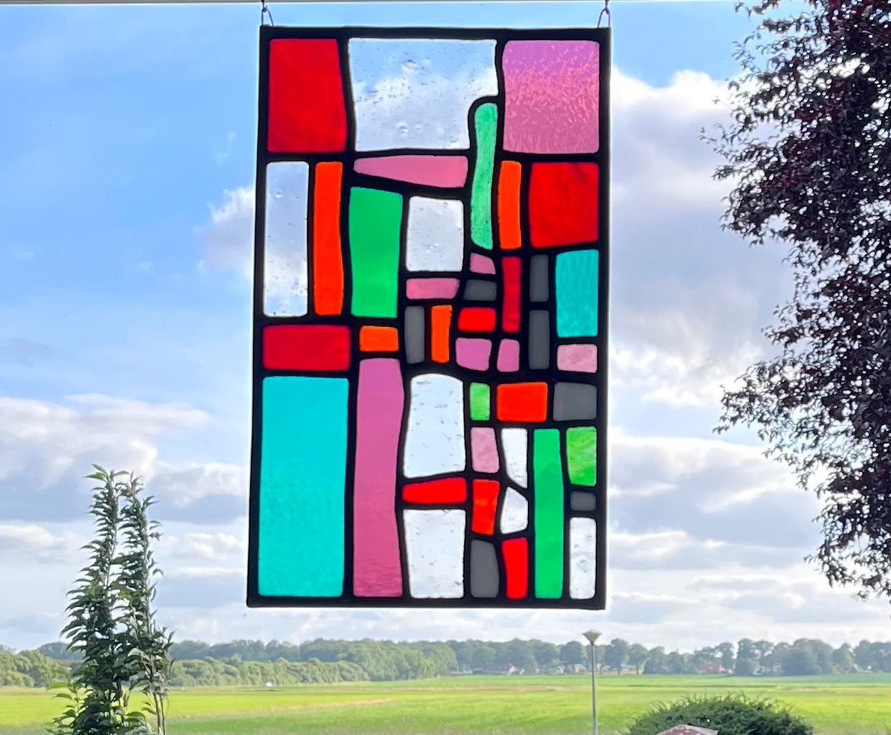 Raamhanger glas-in-lood, Ophalen of Verzenden, Nieuw
