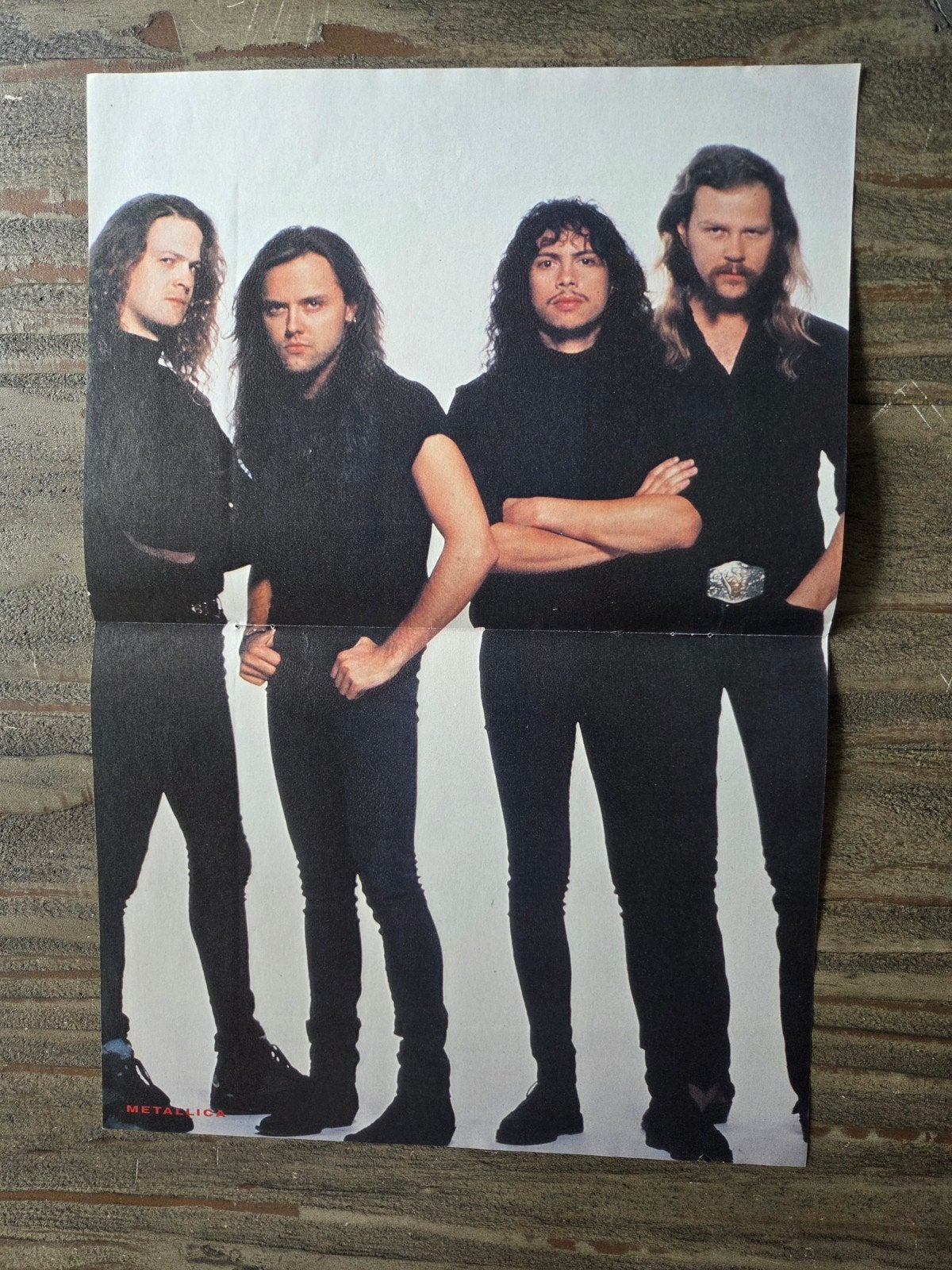 Metallica Poster - Vintage Band Poster, Verzamelen, Posters, Rechthoekig Staand, Ophalen of Verzenden, Zo goed als nieuw, A1 t/m A3