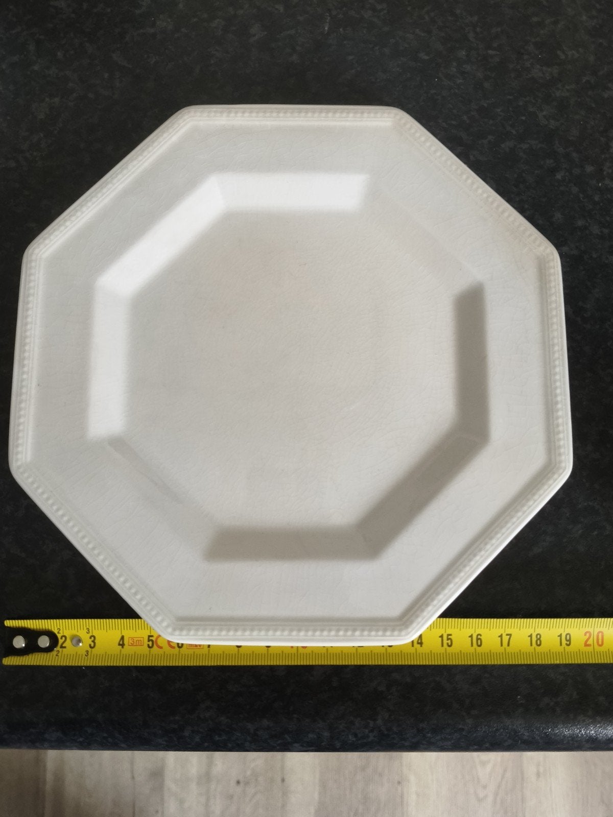 19cm Johnson Brothers Heritage White Bordje [M. in England], Ophalen of Verzenden