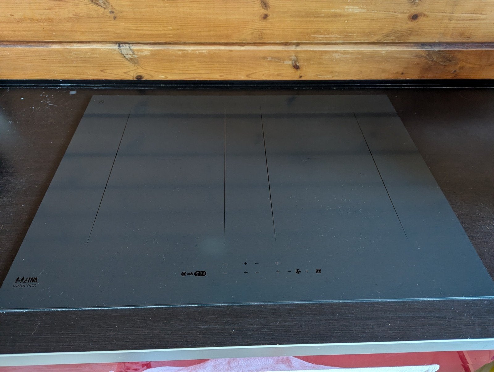 ETNA KIF672DS Inductie Kookplaat - 70 cm - Zo goed als nieuw, Witgoed en Apparatuur, Kookplaten, Zo goed als nieuw, Inbouw, Inductie