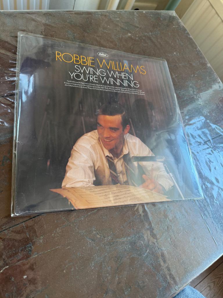 Robbie Williams Swing when your winning lp vinyl, Ophalen, Zo goed als nieuw, 12 inch, Pop