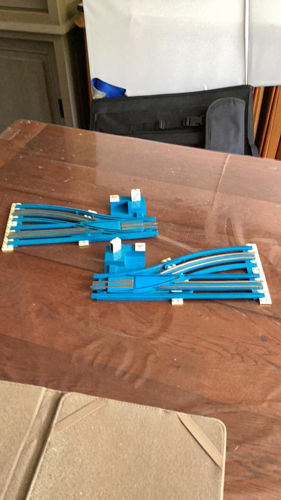 Lego wissels voor elektrische trein 12 volt set 755., Lego, Ophalen of Verzenden, Compleet, Complete set