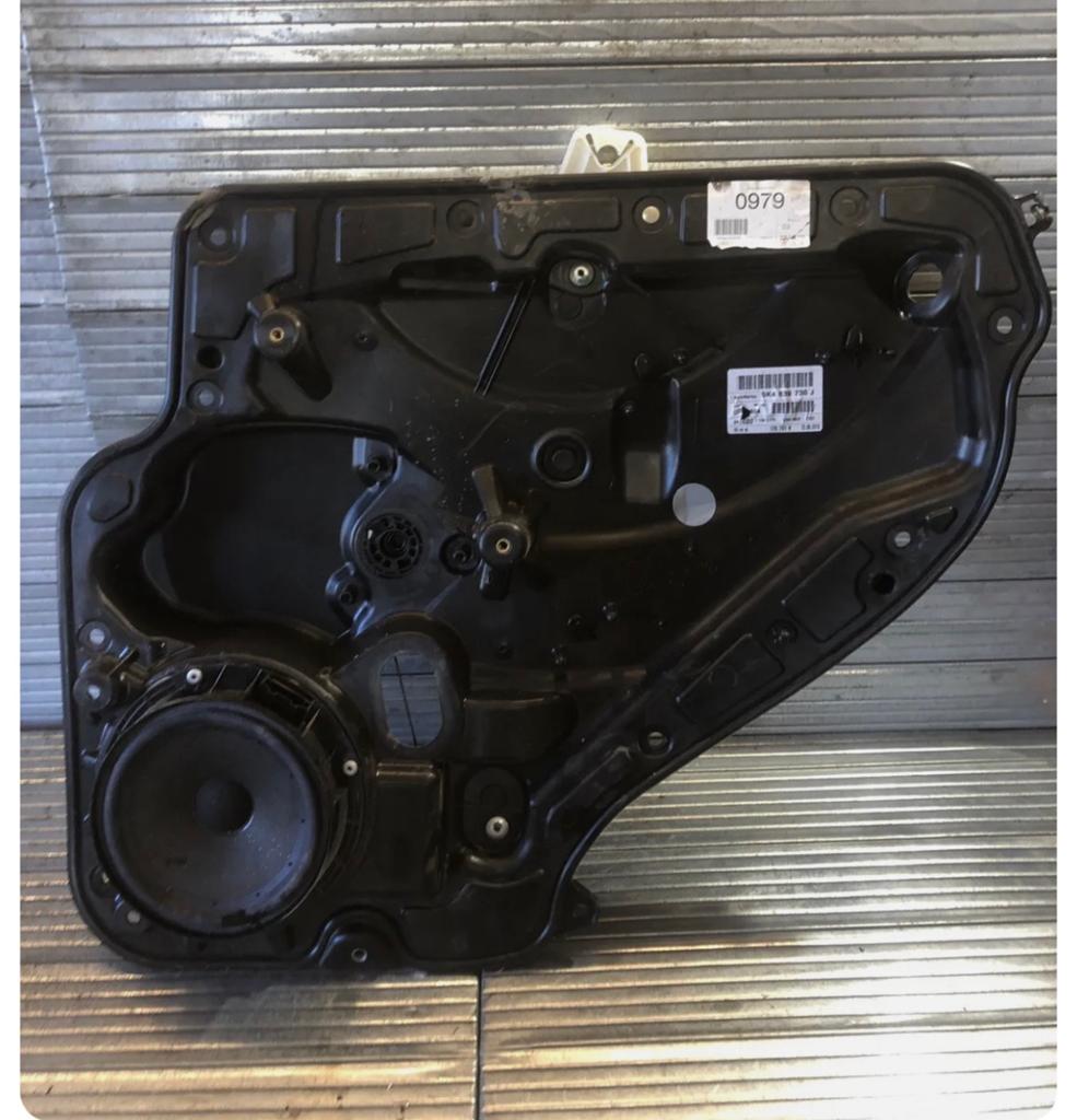 VW Golf MK6 2009 - 2012 rechts achter deur-raam paneel RA, Ophalen of Verzenden, H, H, H