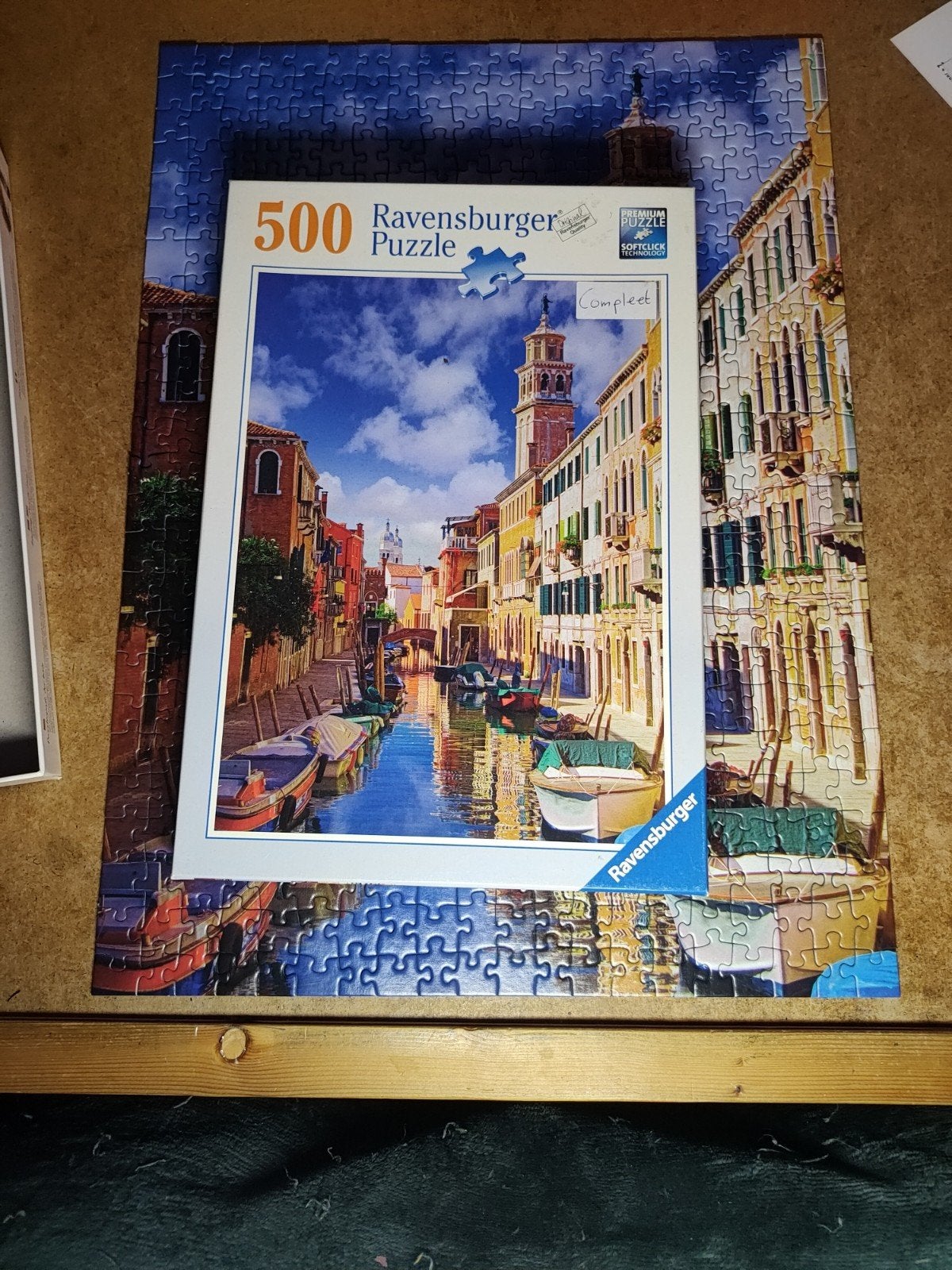 Ravensburger puzzel 500 stukjes Venetië, Ophalen of Verzenden, 500 t/m 1500 stukjes, Zo goed als nieuw, Legpuzzel