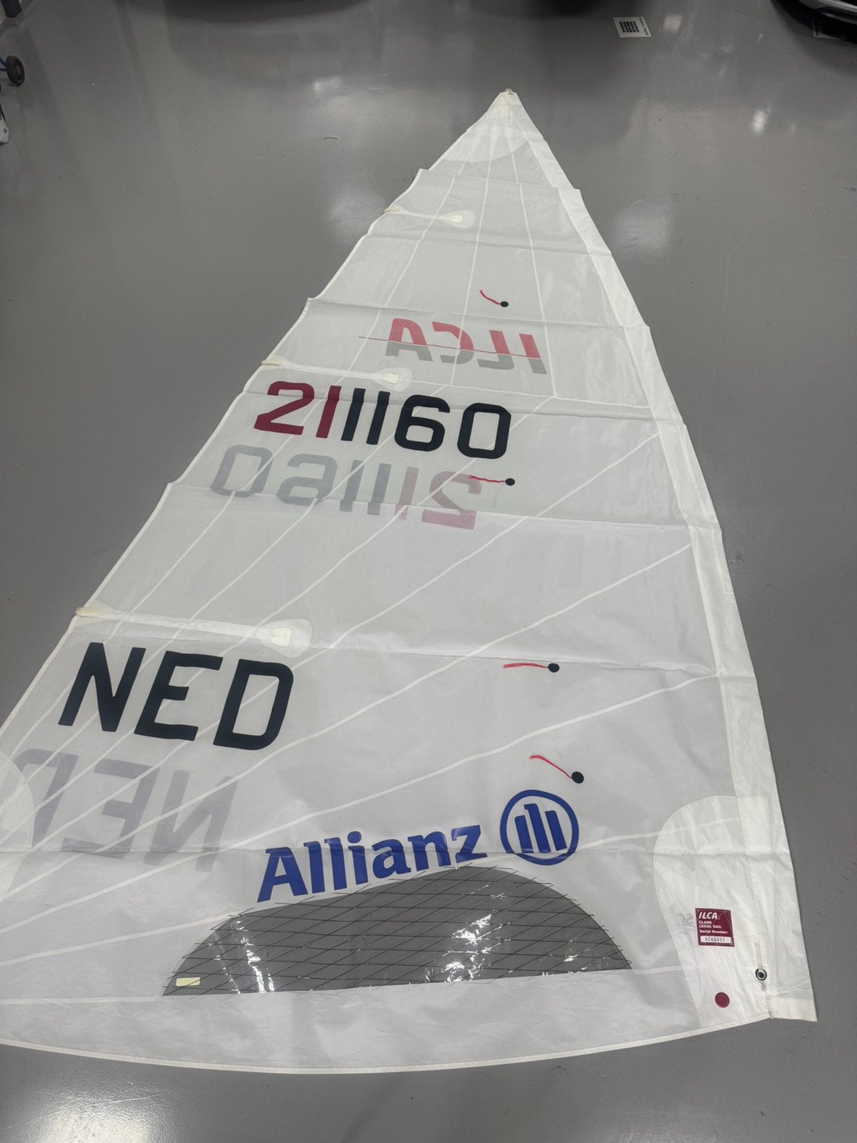 Ilca 7 MK 2 zeil - hyde, Ophalen of Verzenden, Zo goed als nieuw, 3 tot 6 meter, Minder dan 15 m²