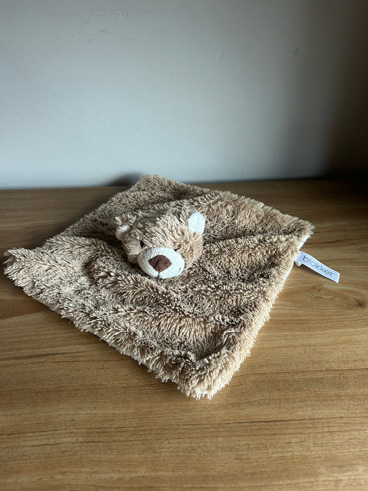 Blokker knuffeldoekje knuffeldoek knuffel beer, Verzenden, Zo goed als nieuw, Beer