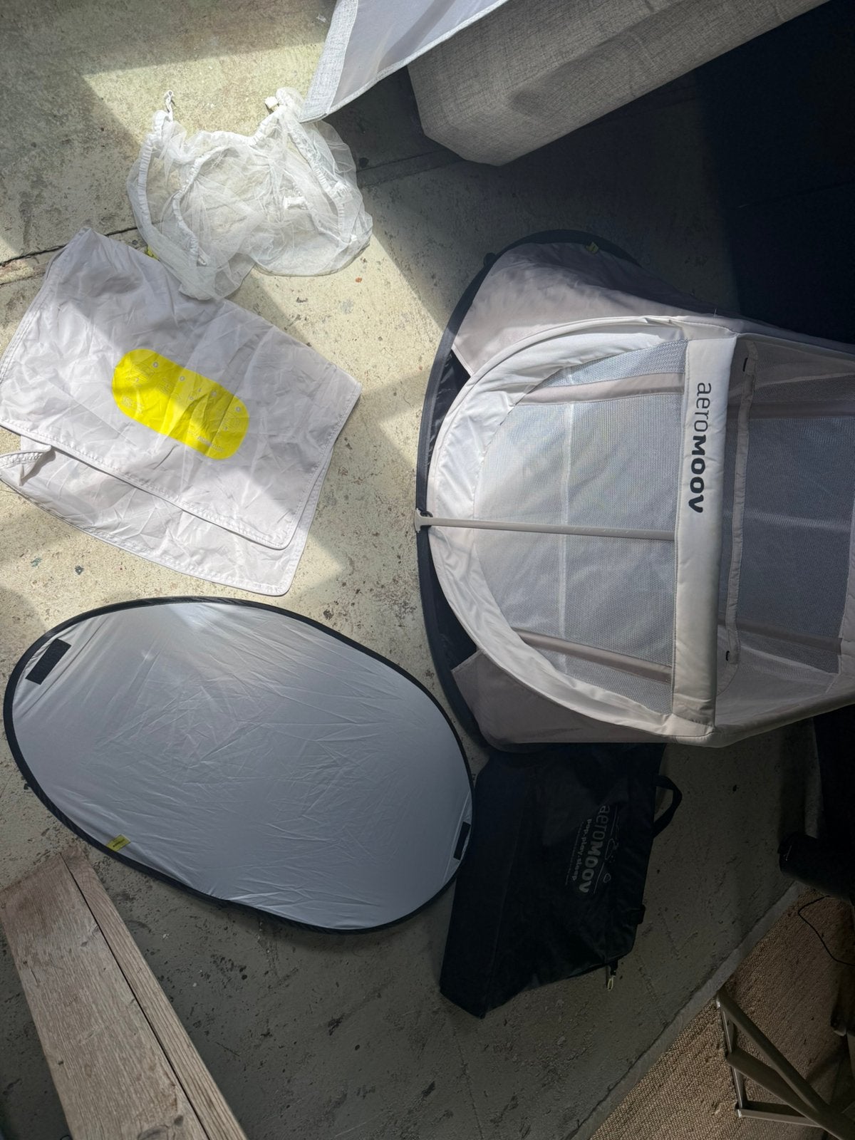 AeroMoov Instant Reisbed met Kwaliteitsmatras, Kinderen en Baby's, Babywiegjes en Ledikanten, Ophalen, Zo goed als nieuw, Reisbedje