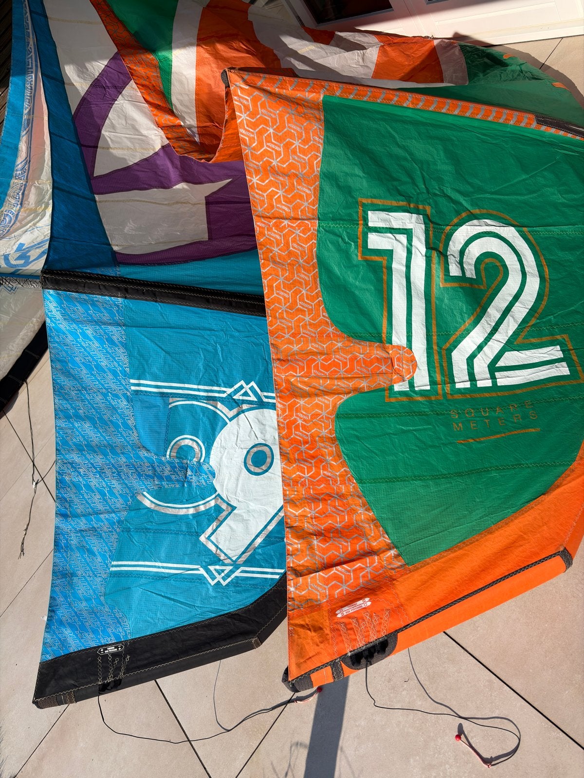 Complete Kitesurf Set: 2x F-One Kites en 2x Bars, Watersport en Boten, Ophalen, Gebruikt, Kitesurf-set, 9 m²