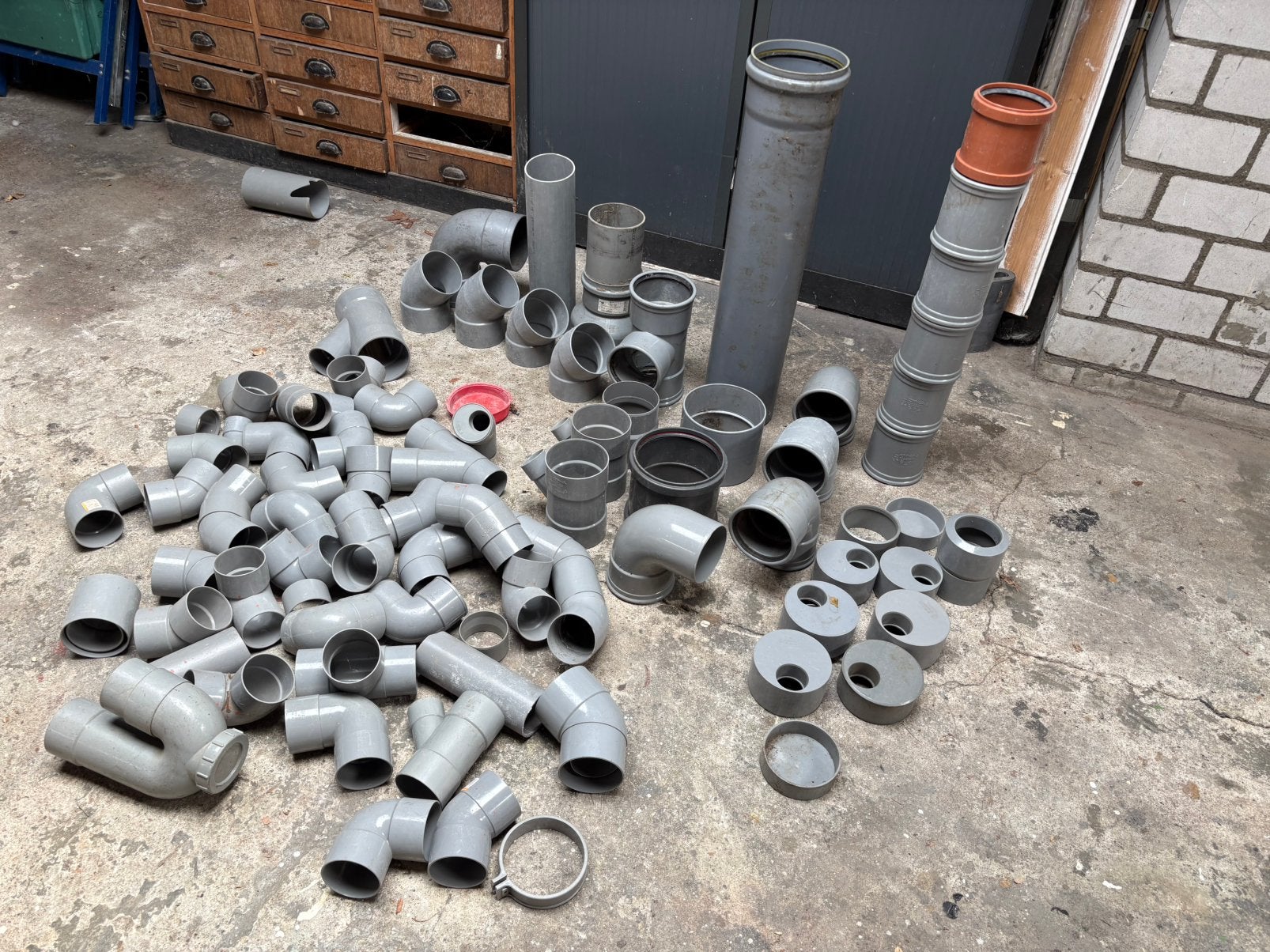Pvc afvoer materiaal, Pvc, Ophalen of Verzenden, Zo goed als nieuw, Minder dan 2 meter