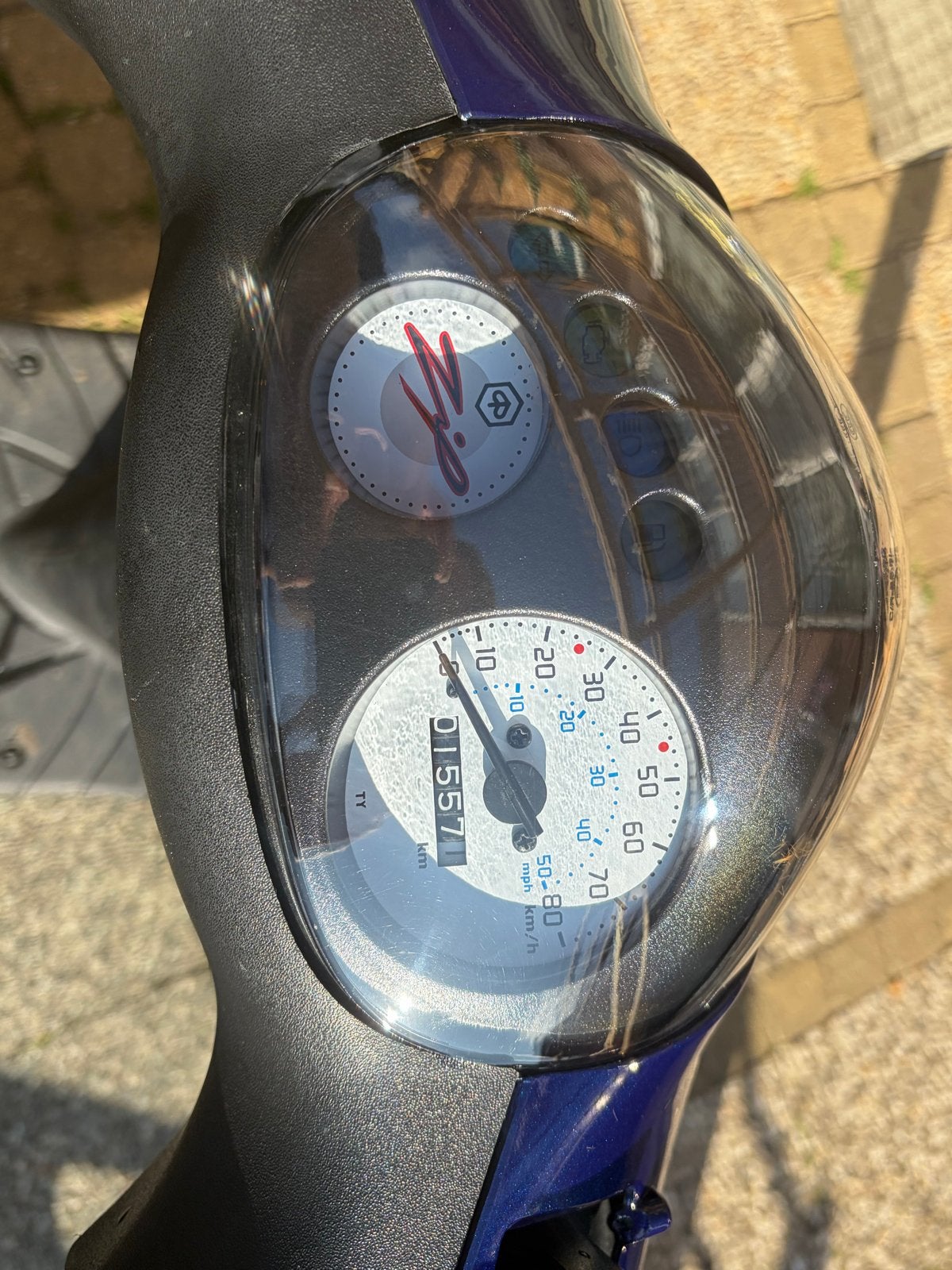 Piaggio Zip Scooter - Blauw, Weinig kilometers, Ophalen, Piaggio, Gebruikt, Benzine