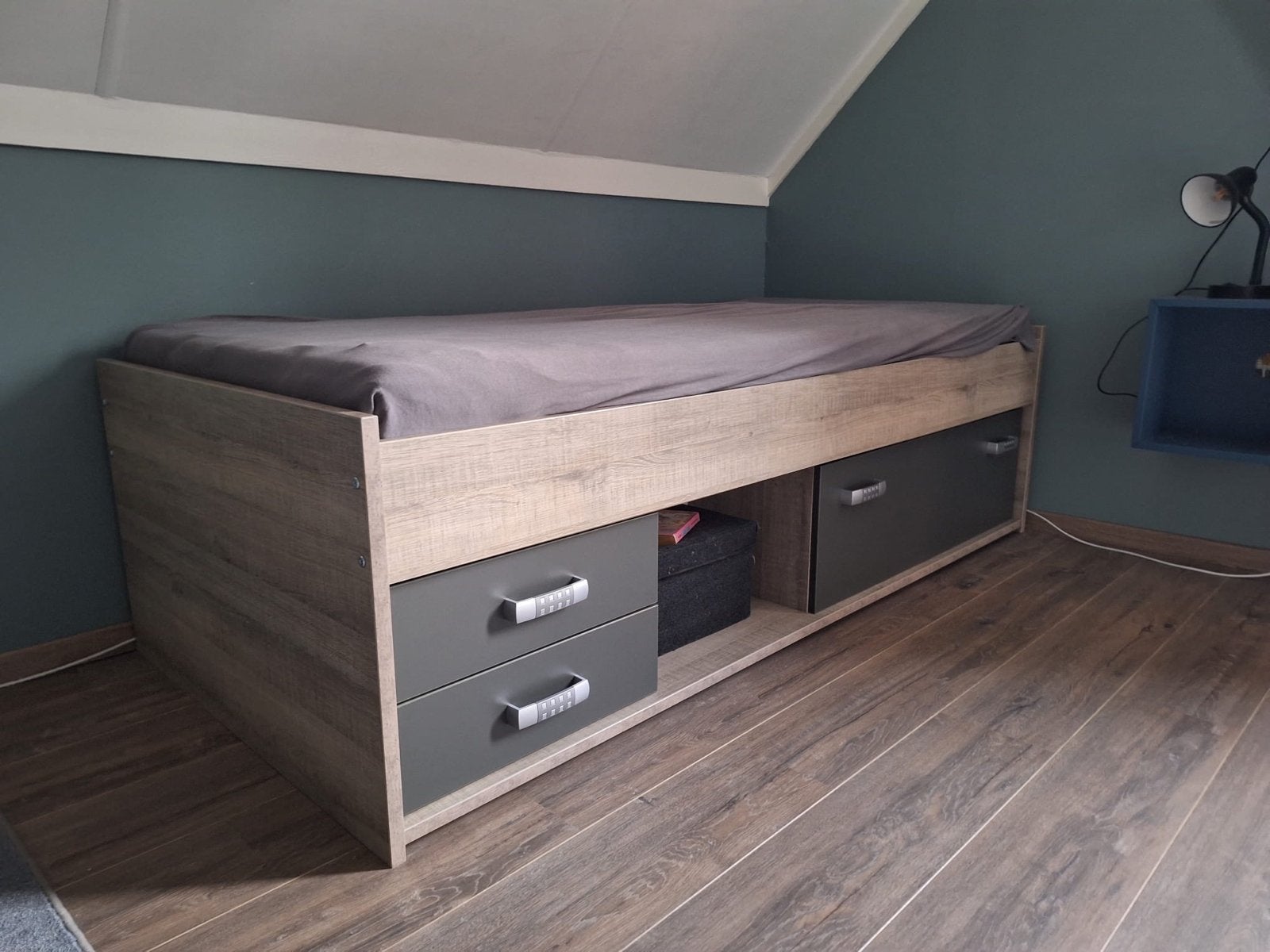 Kajuitbed Pep van Beter Bed - 200x90cm met opbergruimte, Huis en Inrichting, Slaapkamer | Bedden, Ophalen, Gebruikt, 90 cm, 200 cm