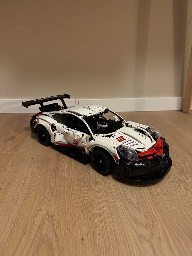 Lego Technic Porsche 911 RSR - Zo goed als nieuw, Ophalen of Verzenden, Zo goed als nieuw, Complete set, Lego