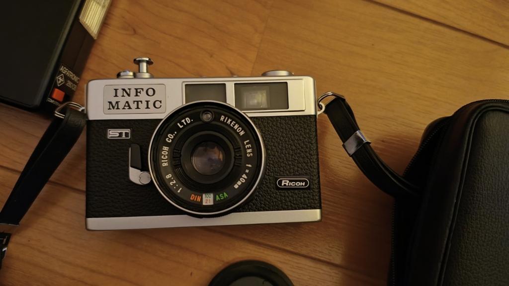 Ricoh info matic met flitser, Ophalen, Gebruikt, Compact, Overige Merken