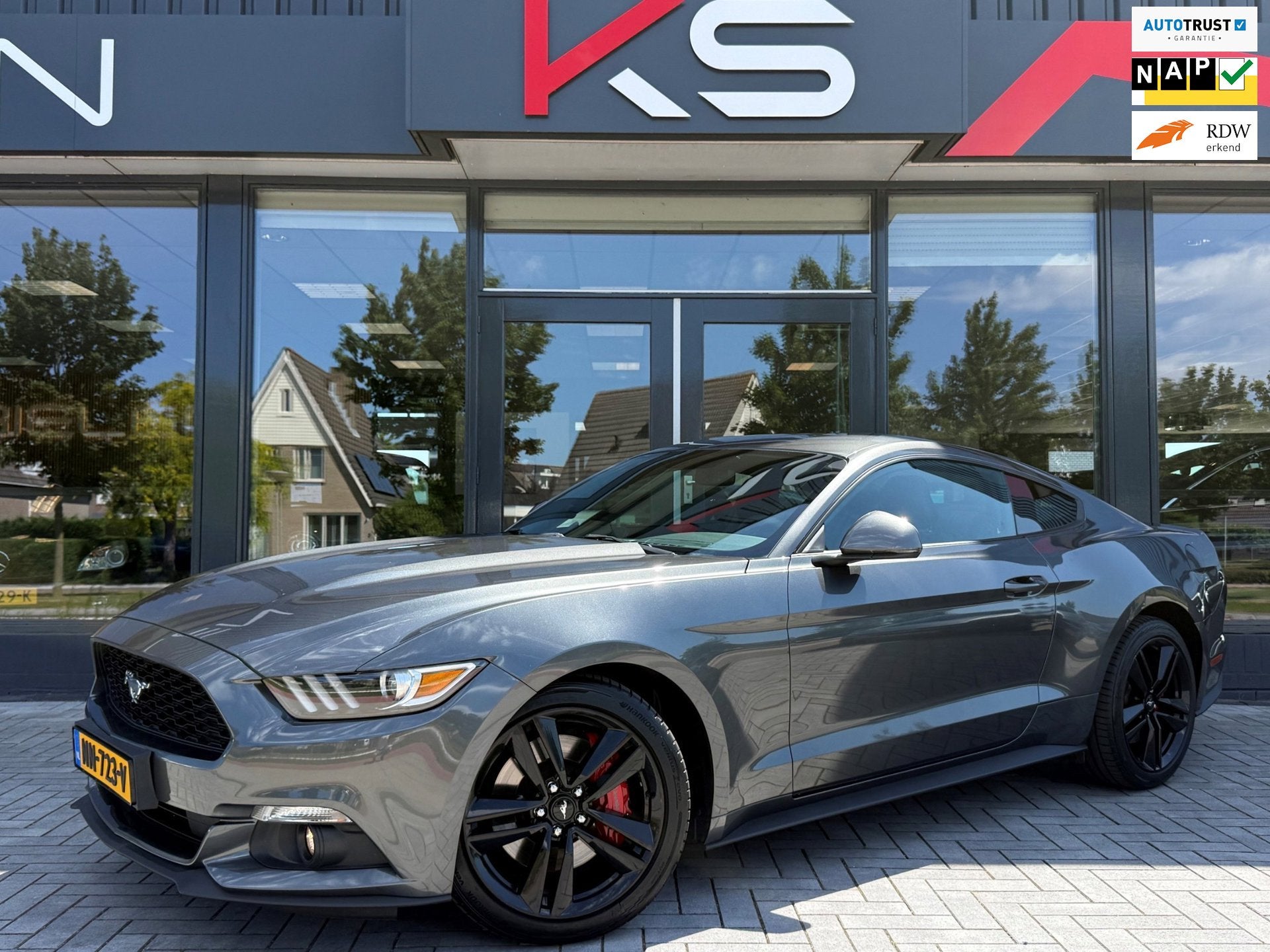 Ford Mustang Fastback 2.3 EcoBoost Nap ABC Camera Leder, 13 km/l, Achterwielaandrijving, Gebruikt, 4 stoelen