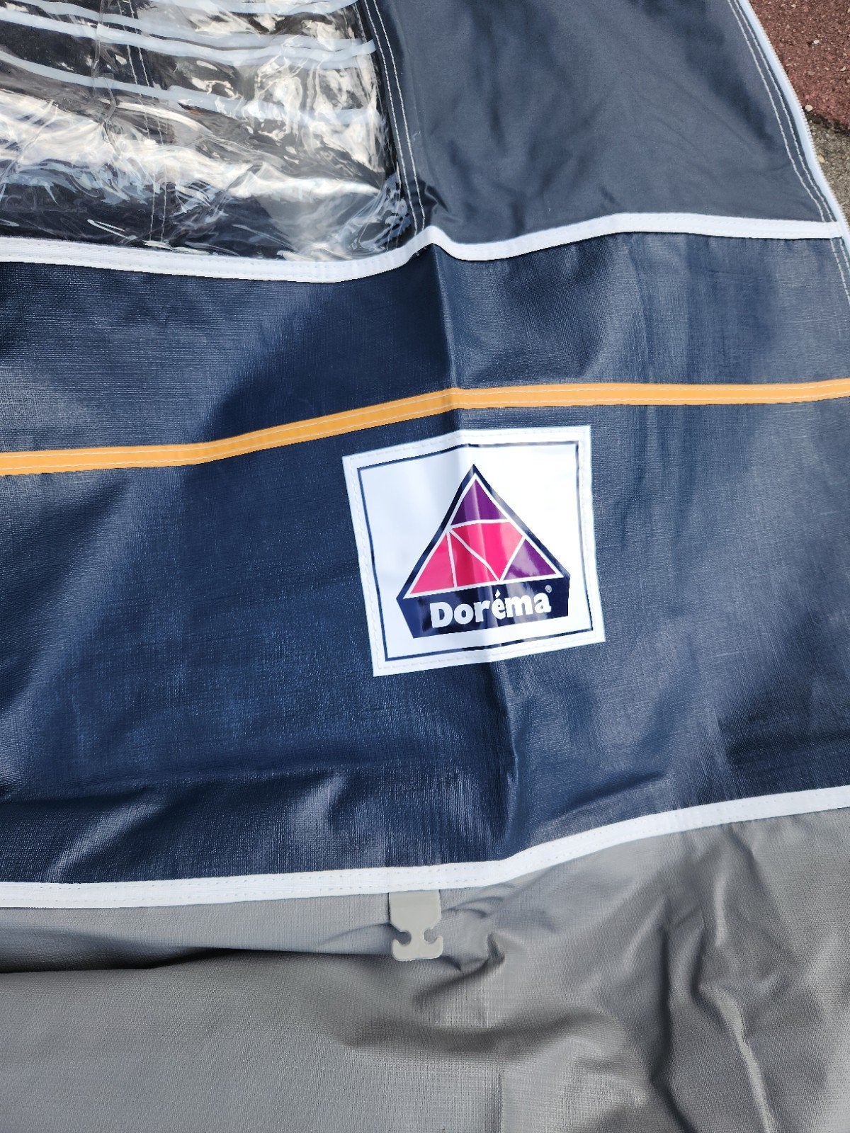 Als nieuwe Dorema voortent maat 10, Caravans en Kamperen, Caravan accessoires, Ophalen, Zo goed als nieuw