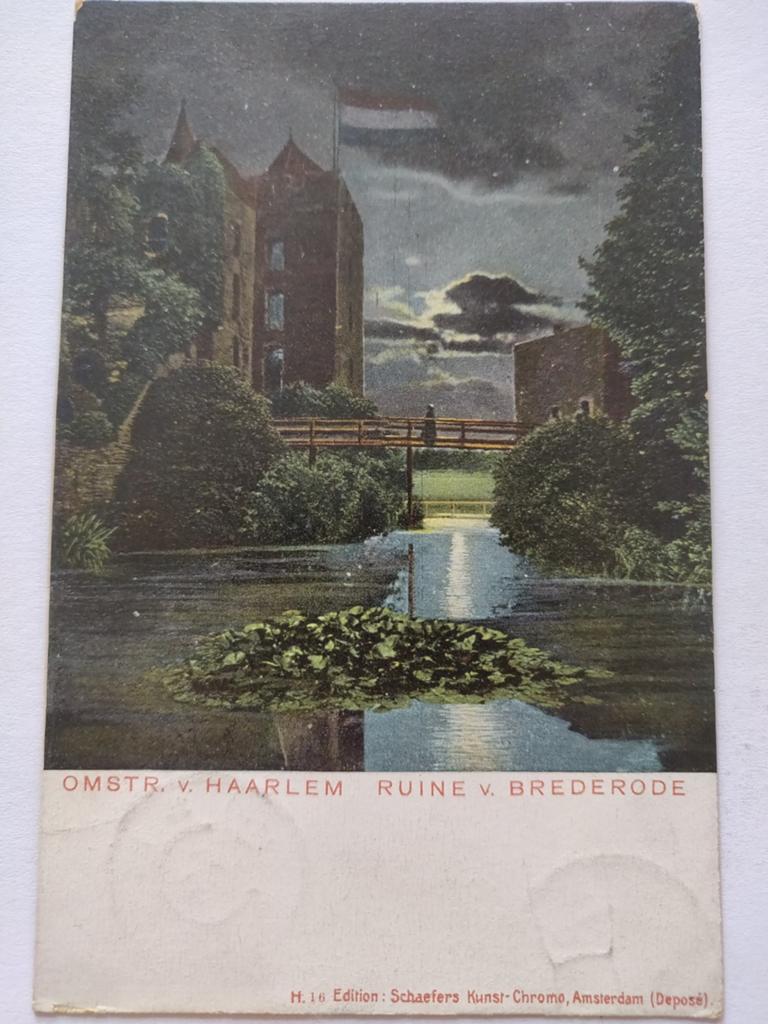 X1951 Haarlem 1906 Maan, Ophalen of Verzenden, Voor 1920, Noord-Holland