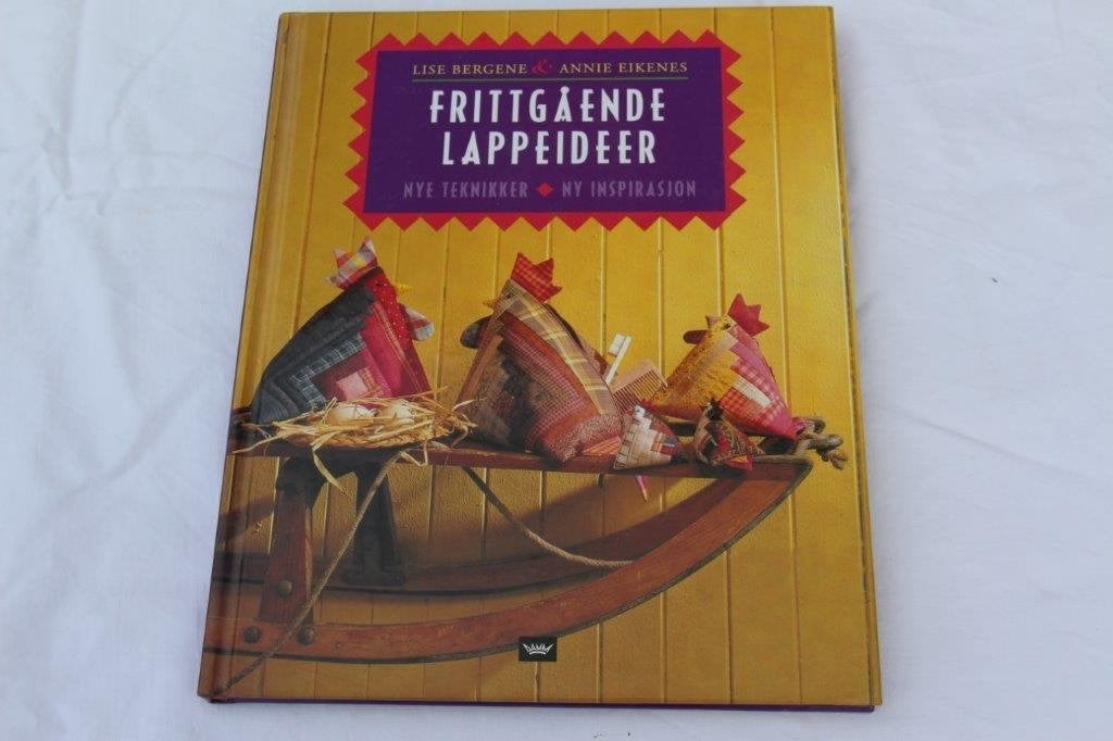 Quiltboek 'Frittgaende Lappeideer', Nieuw, Ophalen of Verzenden, Lise Bergene, Borduren en Naaien