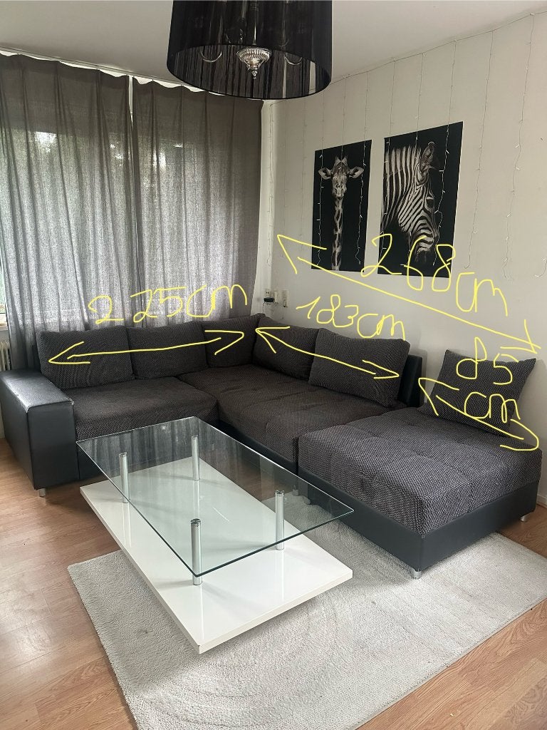 GRATIS hoekbank, Ophalen, 250 tot 300 cm, Gebruikt, Hoekbank