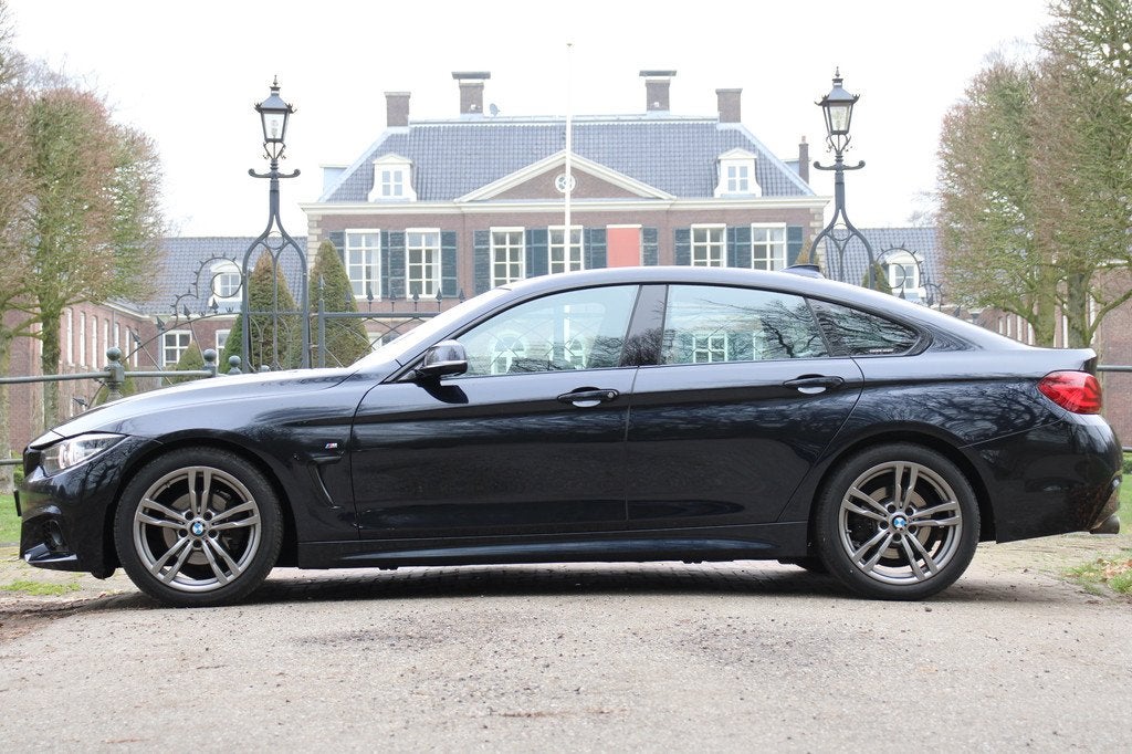 BMW 4-serie Gran Coupé 418i M-Sport, Auto's, 12 maanden, Gebruikt, Euro 6, Zwart