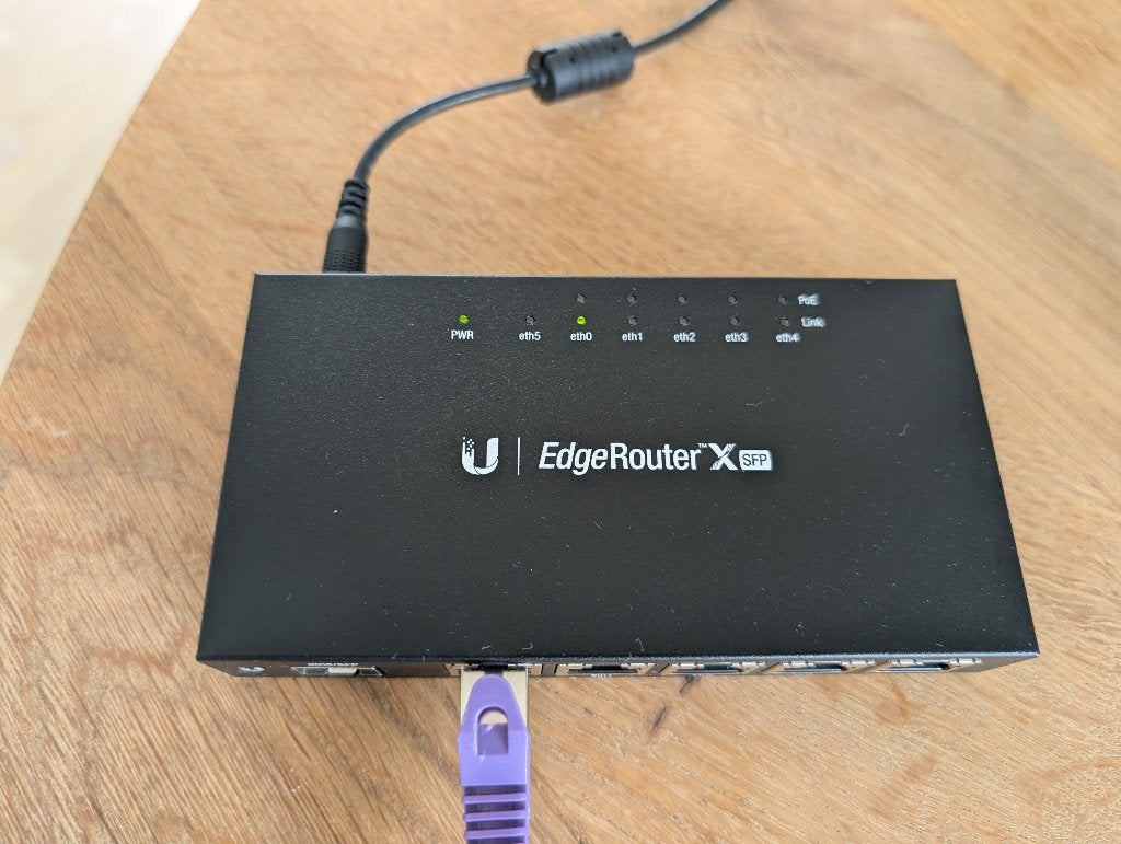 Ubiquiti EdgeRouter X SFP, Ophalen of Verzenden, Gebruikt, Router, Ubiquity