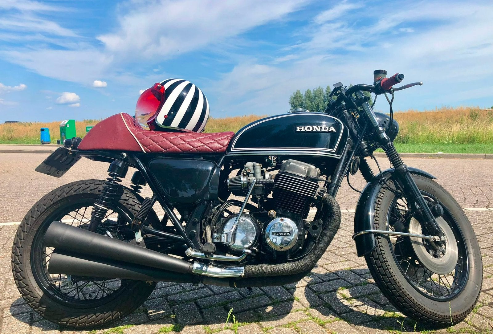 Honda CB750 Four Caféracer (1977,blauw kenteken), Particulier
