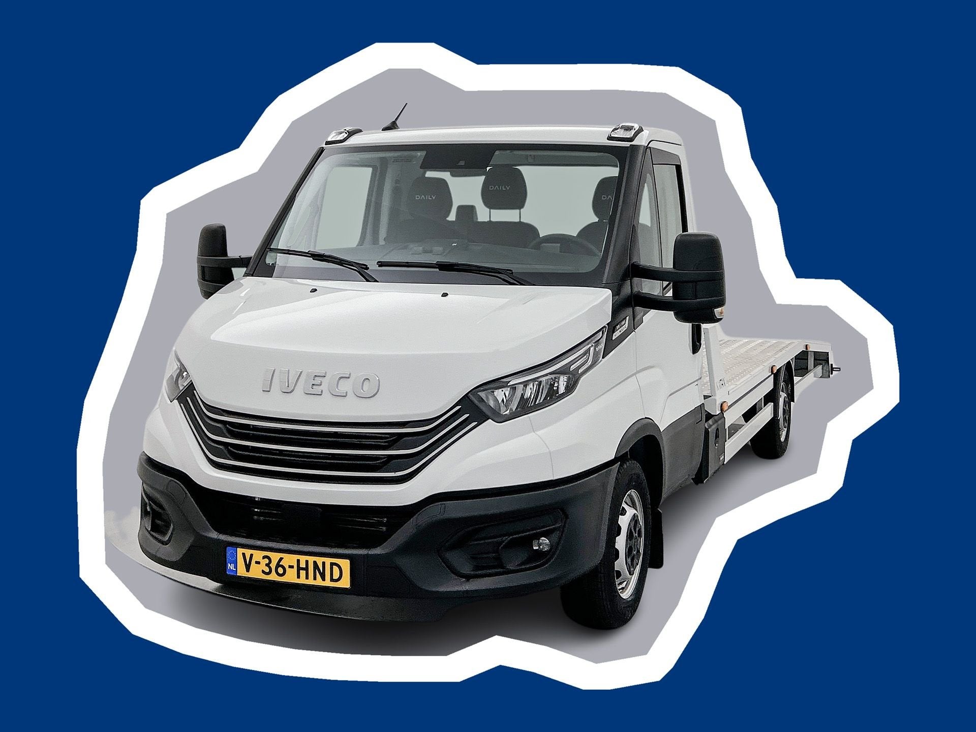 Iveco Daily 35S18H 3.0 Oprijwagen Led Adaptieve cruise contr, Auto's, Bestelauto's, Automaat, Gebruikt, Euro 6, 4 cilinders