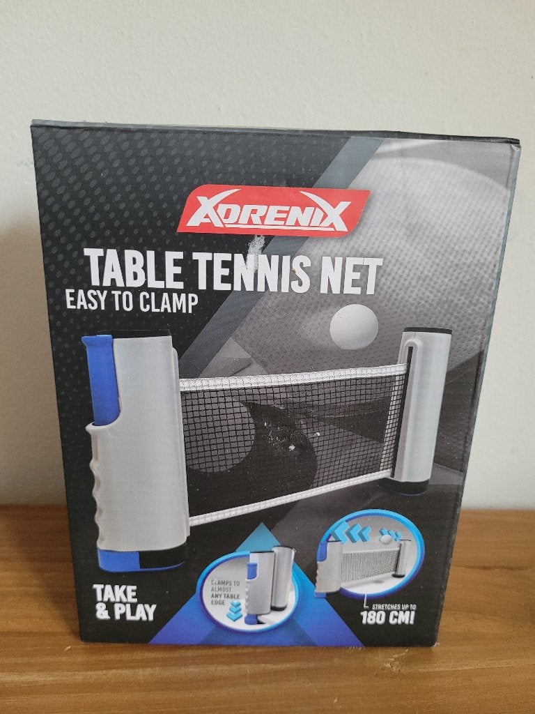 Compact tafeltennisnet.  TOI-TOYS Adrenix. Nieuw, Sport en Fitness, Tafeltennis, Ophalen of Verzenden, Nieuw, Net, Batje(s) of Balletje(s)