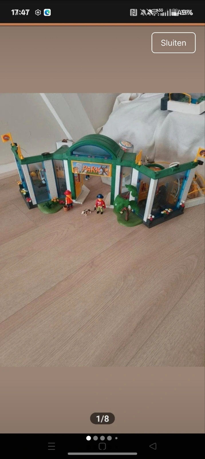 Playmobil Dierentuin met veel dieren en figuren, Gebruikt, Gebouw, Complete set, Family fun