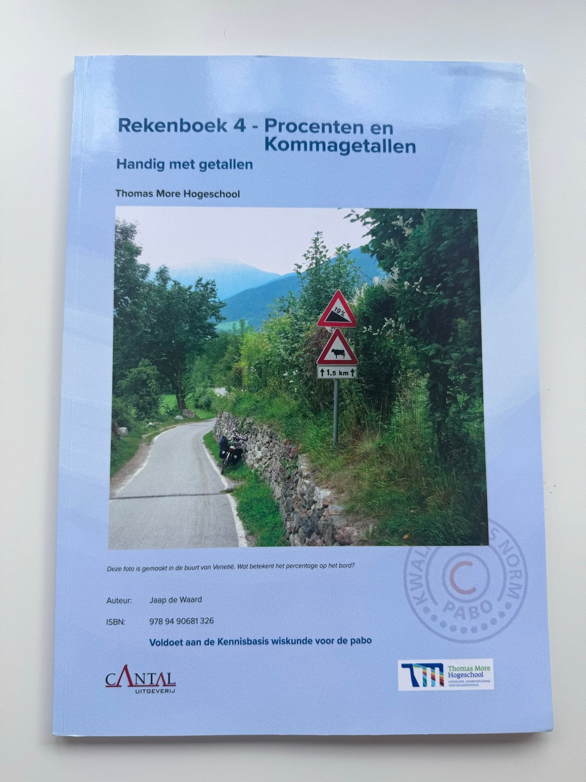 Rekenboek 4 - Procenten en Kommagetallen Pabo, Ophalen of Verzenden, Beta, Zo goed als nieuw, HBO