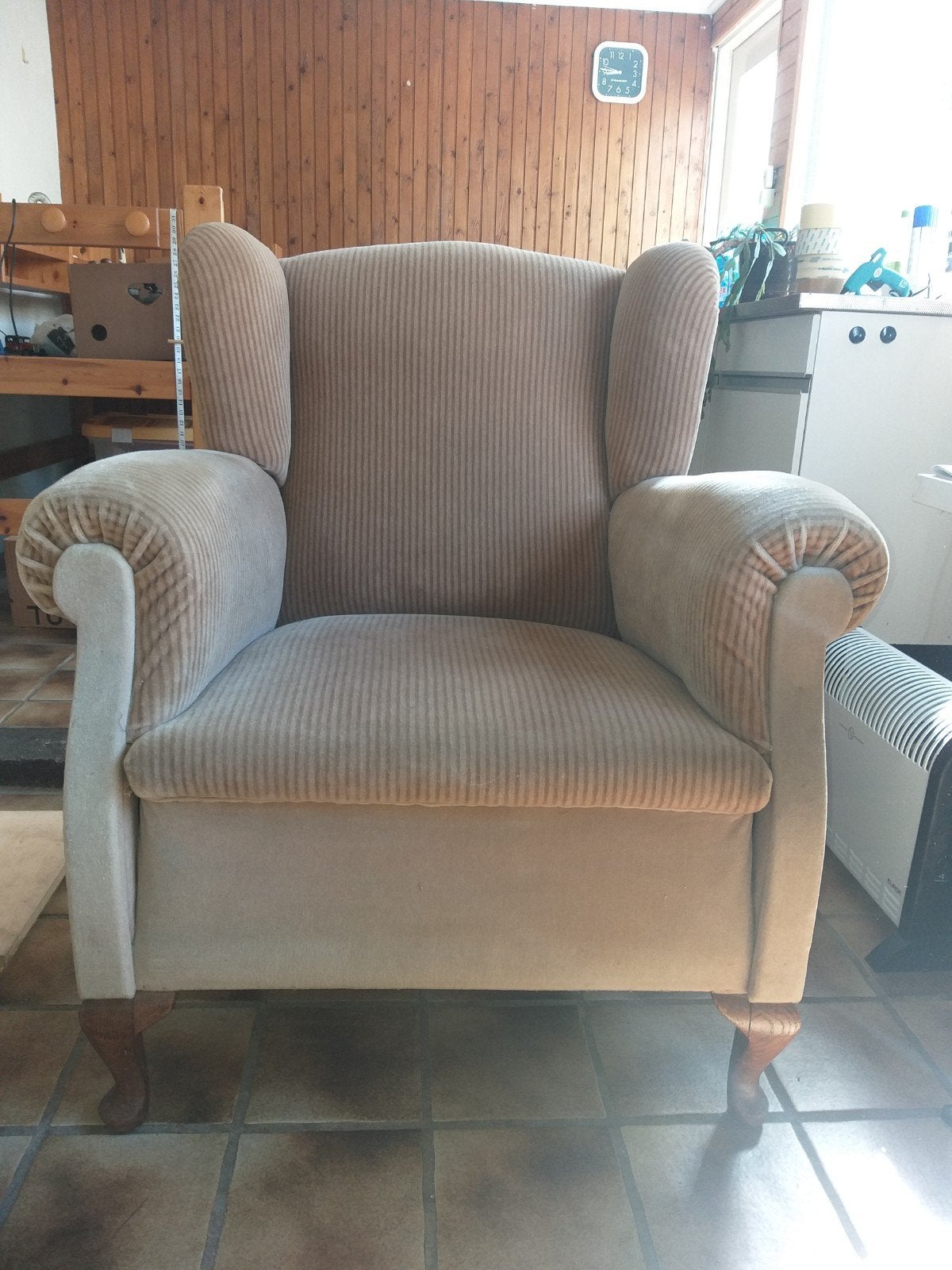Vintage fauteuils jaren 50, Ophalen, Hout, Gebruikt, Twee