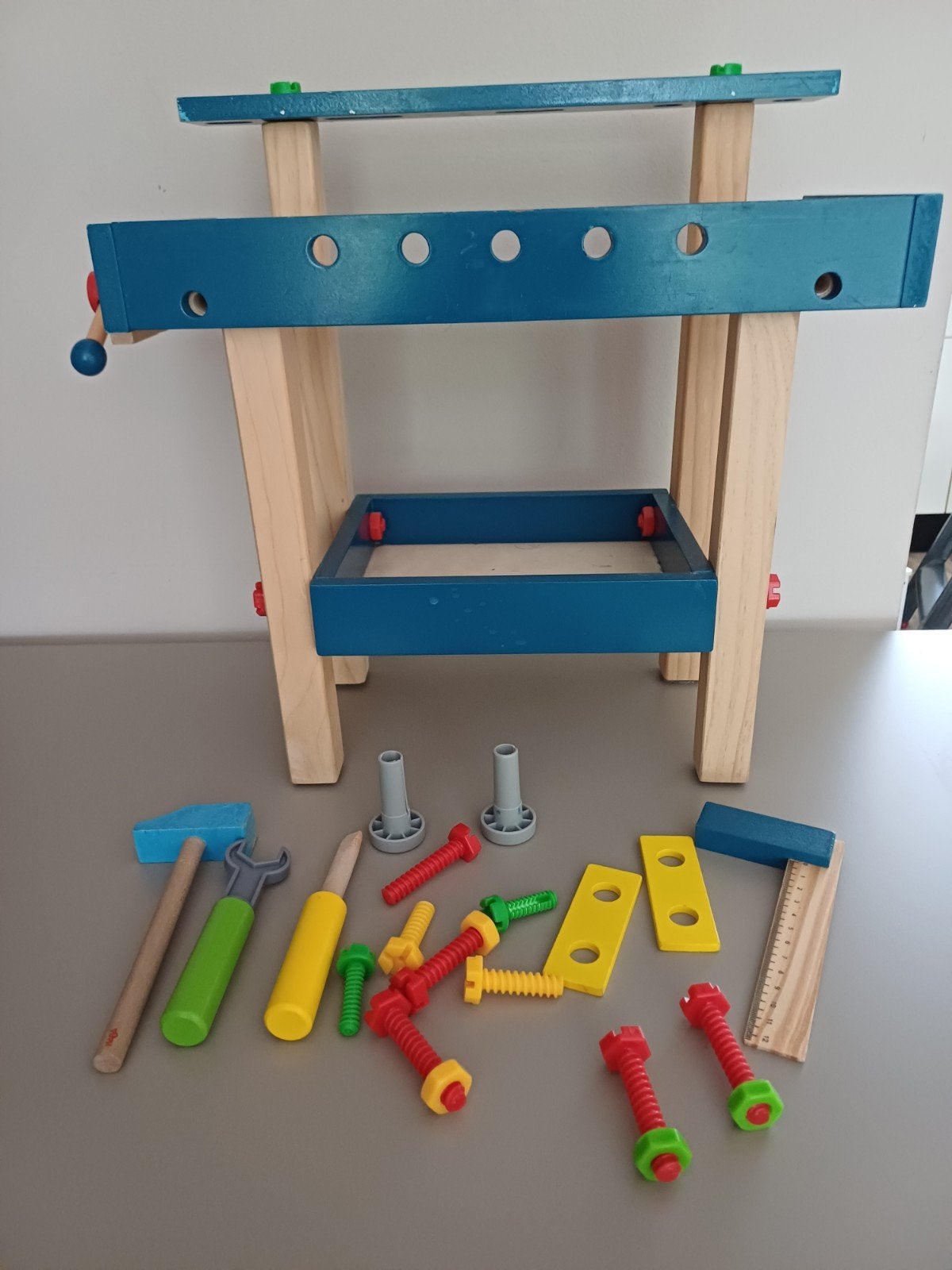 Kinder werkbank met gereedschap, Ophalen, Gebruikt, Bouwen