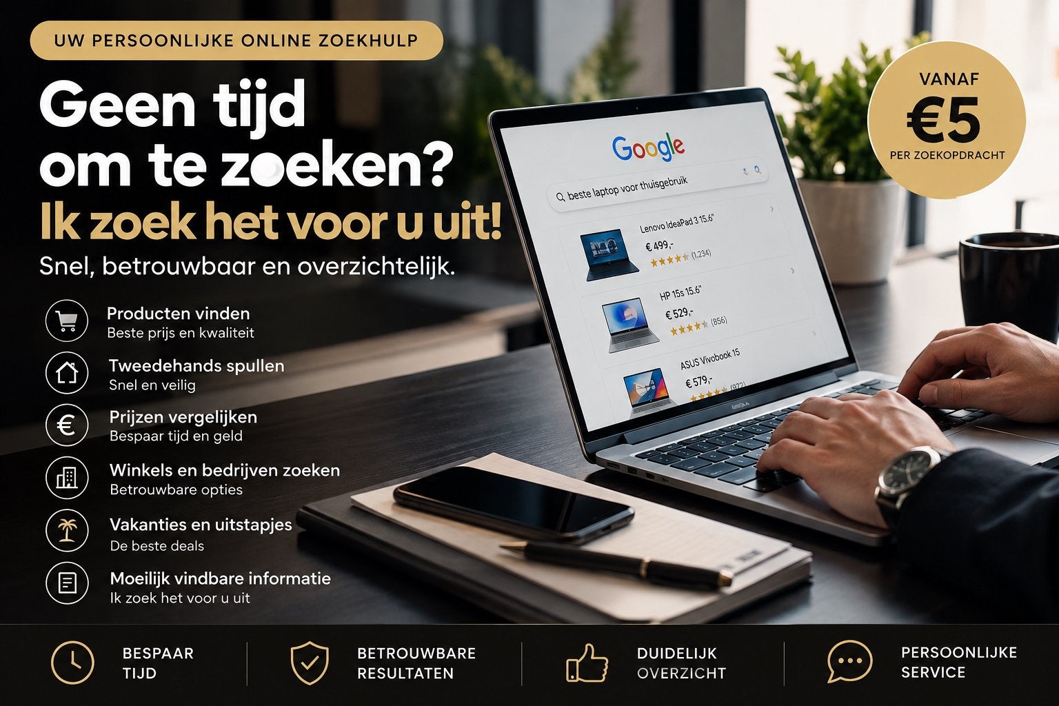Geen tijd om te zoeken? Ik zoek het voor u uit!, Ophalen of Verzenden, Zo goed als nieuw